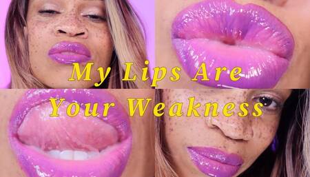 My Lips Are Your Weakness- Ebony Femdom Goddess Rosie Reed Lipstick Fetish Worship Tease Mind Fuck- 1080p HD