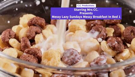 Messy Breakfast In Bed 1