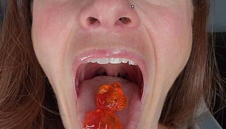 Sasha Swallows Goldfish