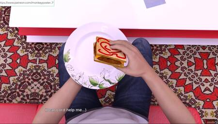 Thirsty for my guest - she treated me bad because I had to fuck her