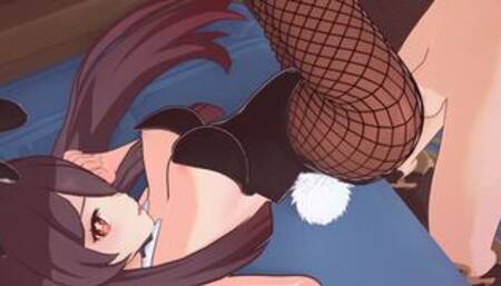 Hu Tao Bunnygirl Genshin Impact Animation #11