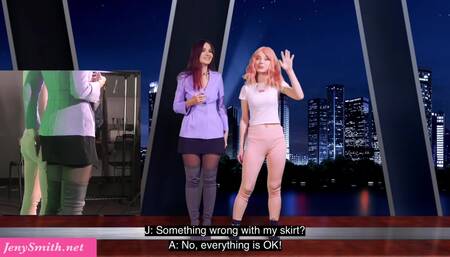 Jeny Smith and Astra decided to make a new SFW video for YouTube, but Astra had her own plans ????