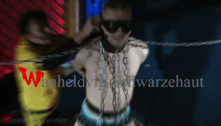 TONY CHAINED on TABLE for STRESS POSE HD 720p