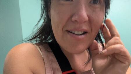 Pissing: I piss on the floors & there was chocolate milk spilled all over the seat so I had to squat over it (oct 3 2025)