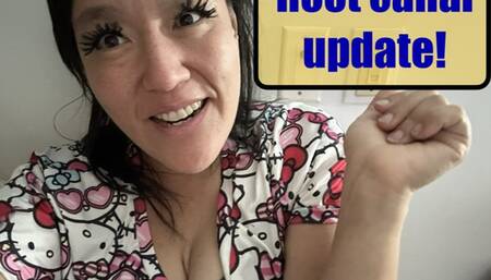 Picking my teeth and discussing root canal therapy!