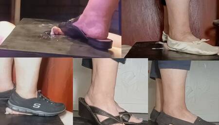 Shoejob Cum-pilation 6 through 10