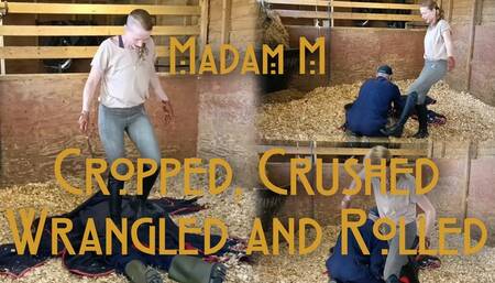 Cropped, Crushed, Wrangled and Rolled, trampled, humiliated, and discarded in extreme stable discipline.