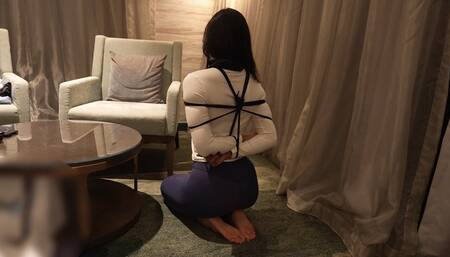 Kneeling Tied Up for Hours