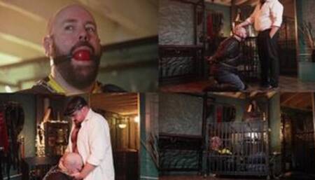 Will Justice; Punished By The Pigg (Part Two) Cocksucking Crimefighter Chained & Caged!