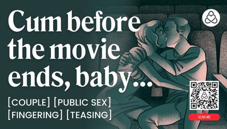 ASMR Audio Porn: Public Movie Theater Fuck with Girlfriend - Fingering & Teasing - Erotic Audio Roleplay