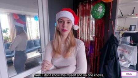 Coal or Cock? - Santa Fulfills the Wish of a Naughty MILF