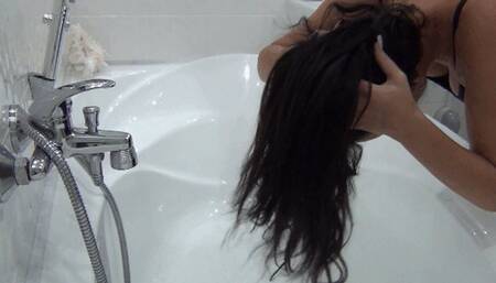 I wash my hair upside down c