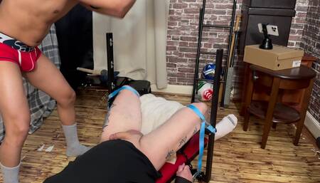 Ballbusting: Beating His Balls With a Football