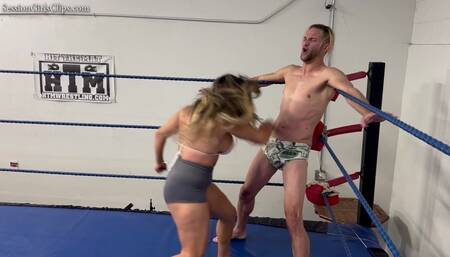 Belly Punching Challenge! - Jennifer Thomas vs Ken Cool