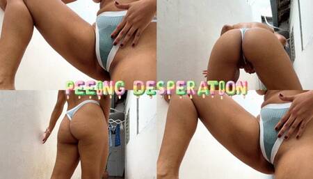 Peeing desperation - Natasha