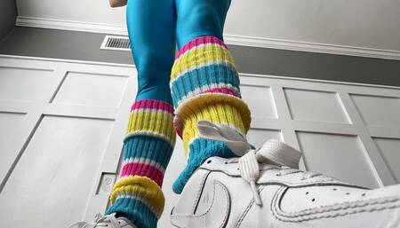 Giantess Barbie plays with shrunken girl POV CAMEL TOE