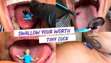 Swallow Your Worth:Dentist Extracts Tiny Cuck From Kandys Mouth