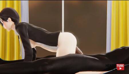 Chainsaw Man Hentai - Kobeni Ridding a Dick