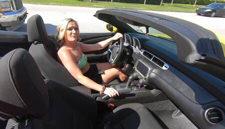 Tucker Stevens gets her luxury pussy smashed on a sports car - BangRoadsideXxx