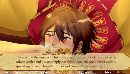 The Arab subordinate in the arms of the wicked sultan!!