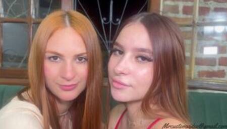 HOT DEEP KISS (ONLY KISS WITH TOPLESS) - TOP GIRL BRUNA AND HOT REDHEAD - NEW MR OCT 2025 - FULL VERSION - EXCLUSIVE ACTRESS