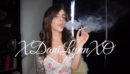 Smoking Last Cigarette of Pack