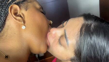 INTERRACIAL KISS WITH PRINCESS PART 3 By IZA CANDY AND MANU CAM BY ALINE FULL HD