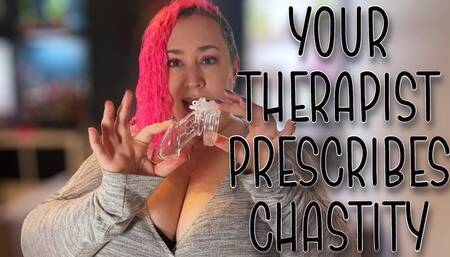 Doctor Prescribes Chastity - Nimue Allen, bbw, femdom, locktober, chastity cage, wmv