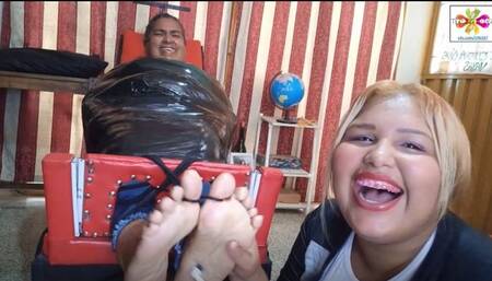 Mary's Charm: Fun Times with Maria Tickling the Soles!