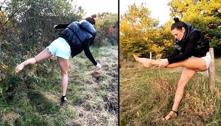 Jade broke her leg and is dragging it