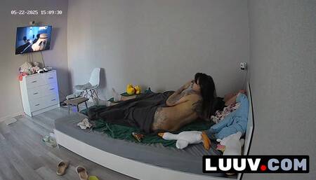 LUUV. Emily and Damon film a tense real amateur reality scene. What did she do?