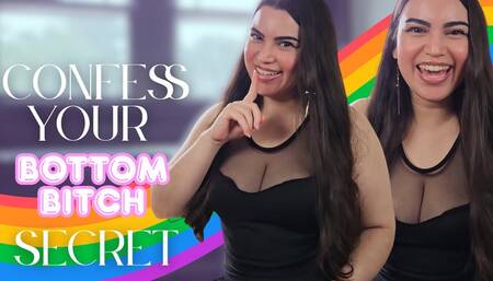 Confess Your Gay Bottom Bitch Secret - Sensual Bisexual Encouragement with Countess Wednesday - Encouraged Bi, Imposed Bi, Gay Sex MP4 1080p