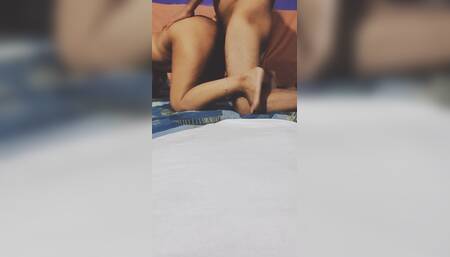 my girlfriend fucked me in bedroom and showing everything