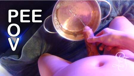 PISSING 1.5 liters, then filling it all BACK INSIDE