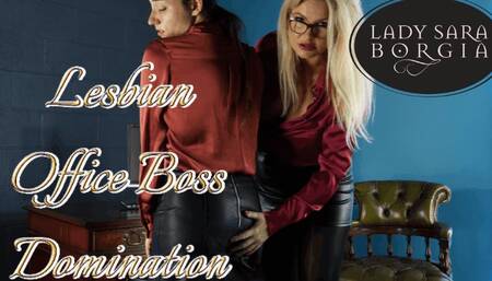 Lesbian Office Boss Domination (1080p)