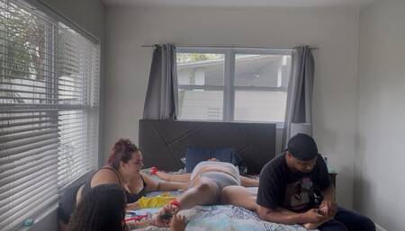 Tickle Tap Out… Leelah vs Gang Ticklers