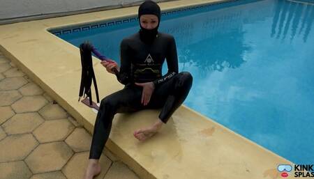 Neoprene Spanking Paddle & Pussy Flogging - MP4