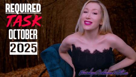 REQUIRED Blackmail Task October 2025