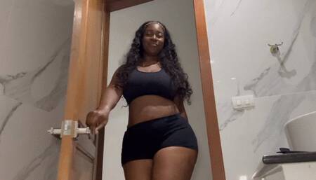 Bree Chains You Up In Her Bathroom!