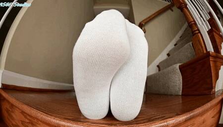 Super Model Diva thick sock sole tease! Part 2! - MOV