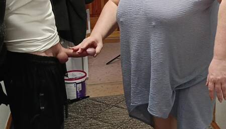 stepmom paid the courier with sex