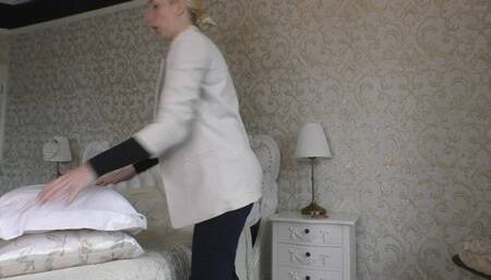 POV Miss Kenworthy Caning and Belting Punishment!