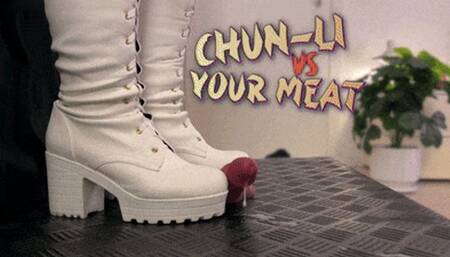 Chun-Li vs Your Meat (Slave POV Version) - TamyStarly - Cock Balls Crush Trample, Shoejob, Bootjob, CBT, Ballbusting, Trampling, Stomping