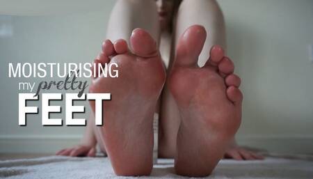 Moisturising My Pretty Feet - Darcy James - Foot Fetish, Feet, Foot Worship