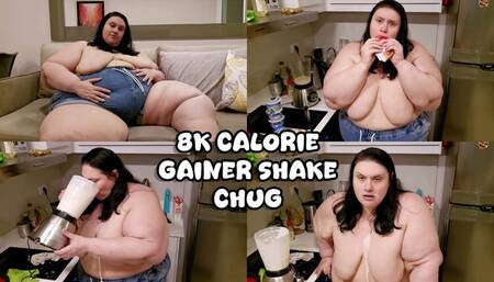 8K Calorie Gainer Shake Chug