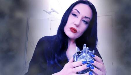 Mrs. Morticia bewitch you to eat your own cum