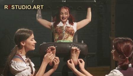 Octoberfest Tickling Carousel - Patty, Tilda and Elaria (FULL HD MP4)