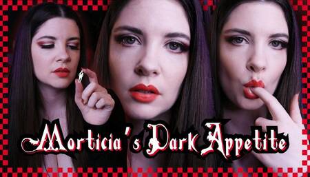 Giantess Morticia's Dark Appetite for Shrinking and Eating you for her Vore Fantasy
