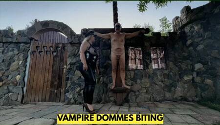 TWO VAMPIRE DOMMES BITING YOUR SKIN MOBILE VERSION