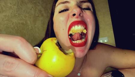 Hungry Yawn Bite Seduction POV